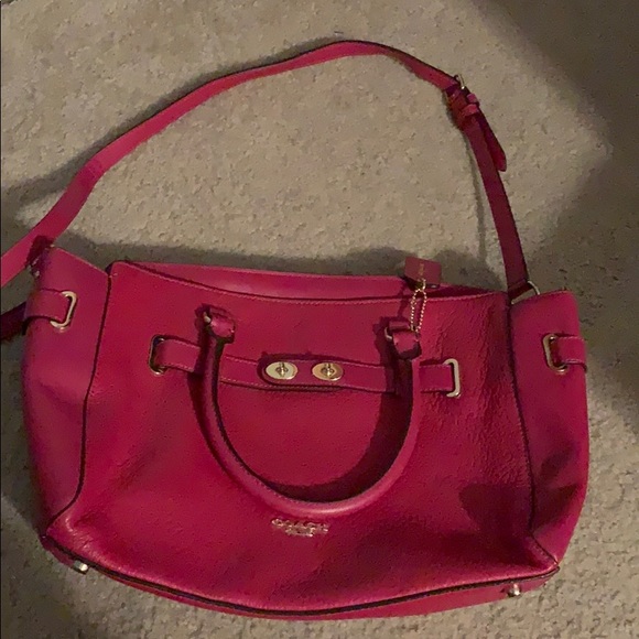 Coach Handbags - Pink Leather Coach